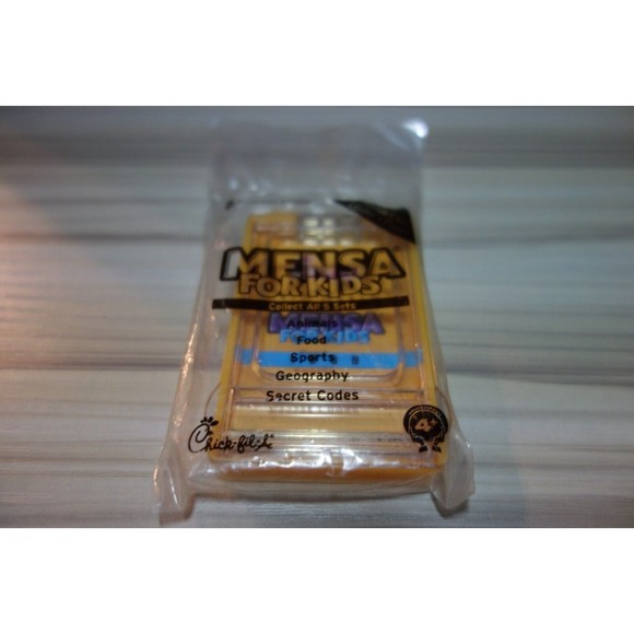 2006 Chick-fil-A Kids Meal American Mensa for Kids Toy Lot of 4 - NIP - Picture 5 of 10